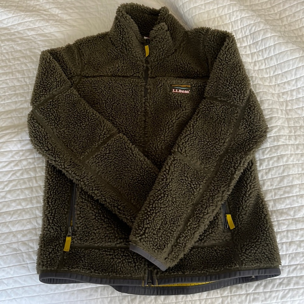 LL Bean Small Green Fleece